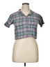 Empyre Plaid Green Short Sleeve Button-Down Shirt Size XL - photo 1