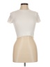 Zara Ivory Short Sleeve Turtleneck Size M - photo 1