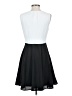 Express 100% Polyester Color Block Black Cocktail Dress Size 4 - photo 2
