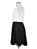 Express 100% Polyester Color Block Black Cocktail Dress Size 4 - photo 5