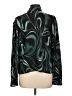 Unbranded 100% Polyester Print Teal Long Sleeve Blouse Size L (estimated) - photo 2