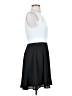 Express 100% Polyester Color Block Black Cocktail Dress Size 4 - photo 4