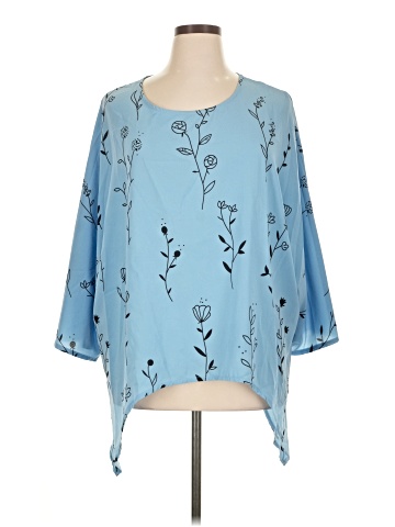Misslook 3/4 Sleeve Blouse (view 1)