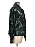Unbranded 100% Polyester Print Teal Long Sleeve Blouse Size L (estimated) - photo 4