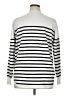 Marled by Reunited Stripes White Pullover Sweater Size XL - photo 2