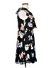 Express 100% Polyester Floral Black Casual Dress Size 4 - photo 4