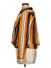 Marisol Stripes Orange Long Sleeve Blouse Size 1X - photo 5