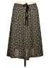 Max Studio 100% Polyester Animal Print Gold Casual Skirt Size M - photo 1