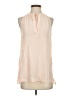 Theory 100% Silk Ivory Sleeveless Silk Top Size S - photo 1