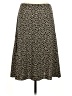 Max Studio 100% Polyester Animal Print Gold Casual Skirt Size M - photo 2