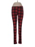 Just Love Plaid Red Leggings Size L - photo 1