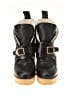 Chloé Black Leather shearling lined wedge Boots Size EU 39 - photo 2