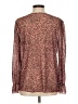Unbranded 100% Cotton Brown Long Sleeve Blouse Size M - photo 2