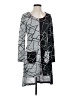 Artex Graphic Gray Casual Dress Size S - photo 1