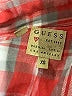 Guess 100% Cotton Plaid Orange Long Sleeve Button-Down Shirt Size XS - photo 7