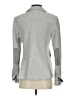 Ann Taylor LOFT 100% Cotton Chevron-herringbone Gray Blazer Size 0 - photo 2