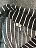 Unbranded Stripes Black Long Sleeve Blouse Size M - photo 7
