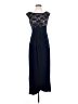 Connected Apparel Blue Cocktail Dress Size 4 (petite) - photo 1