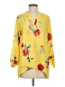 Gibson Yellow 3/4 Sleeve Blouse Size S - photo 1