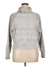 Active by Old Navy 100% Polyester Animal Print Silver Turtleneck Sweater Size XL - photo 1