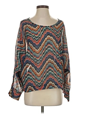 Pookie & Sebastian Long Sleeve Blouse (view 1)