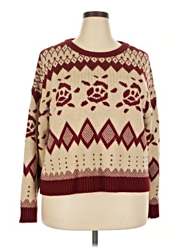 Shein Curve Pullover Sweater