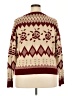 Shein Curve 100% Acrylic Hearts Burgundy Pullover Sweater Size 18 Plus (3) - photo 2