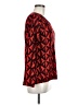 TWO by Vince Camuto 100% Acrylic Print Red Pullover Sweater Size M - photo 4