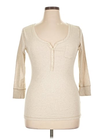 Mossimo Supply Co. 3/4 Sleeve Top (view 1)
