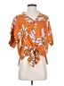 Crosby Orange Short Sleeve Blouse Size XS - photo 1