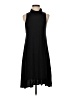 Unbranded Solid Black Casual Dress Size S - photo 1