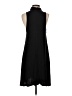 Unbranded Solid Black Casual Dress Size S - photo 2