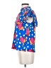 Crosby 100% Rayon Print Blue Short Sleeve Blouse Size XS - photo 5