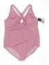 Speedo Solid Pink One Piece Swimsuit Size 24 - photo 1