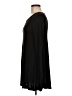 Discreet Solid Black Casual Dress Size M - photo 5
