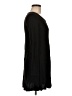 Discreet Solid Black Casual Dress Size M - photo 4