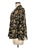 Xhilaration 100% Polyester Floral Black 3/4 Sleeve Blouse Size M - photo 5