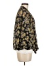 Xhilaration 100% Polyester Floral Black 3/4 Sleeve Blouse Size M - photo 4