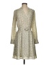 H&M 100% Polyester Paisley Gray Casual Dress Size S - photo 1