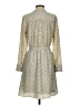 H&M 100% Polyester Paisley Gray Casual Dress Size S - photo 2