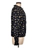 CeCe Floral Multi Color Black Long Sleeve Blouse Size L - photo 4