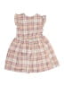 Little Lass Plaid Tan Dress Size 6X - photo 2