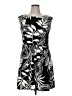 Perceptions Graphic Black Cocktail Dress Size 14 - photo 1