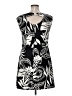 Perceptions Graphic Black Cocktail Dress Size 14 - photo 2