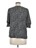 Maison d' Amelie 100% Polyester Black 3/4 Sleeve Blouse Size M - photo 2