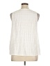Shein Curve Ivory Sleeveless Blouse Size 0X - photo 2