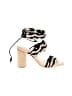 Ulla Johnson Animal Print Ivory Sandals Size EU 36 - photo 1