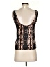 Cali Dreaming Floral Multi Color Brown Sleeveless Top Size XS - photo 2