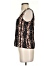 Cali Dreaming Floral Multi Color Brown Sleeveless Top Size XS - photo 5