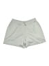 Nike Solid Silver Athletic Shorts Size L - photo 1